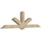 Ekena Millwork Kennewick Rough Sawn Timber Gable Bracket, Douglas Fir, 108"W x 31 1/2"H x 6"D x 6"F, 7/12 Pitch GBW108X31X0606KEN00RDF - alternate 2